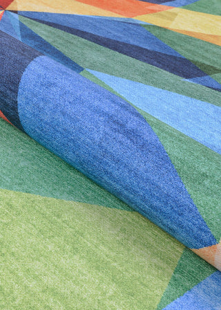 Couristan Rainbow Retro Multi Area Rug Detail Image