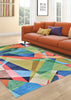 Couristan Rainbow Retro Multi Area Rug Lifestyle Image Feature