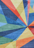 Couristan Rainbow Retro Multi Area Rug Pile Image