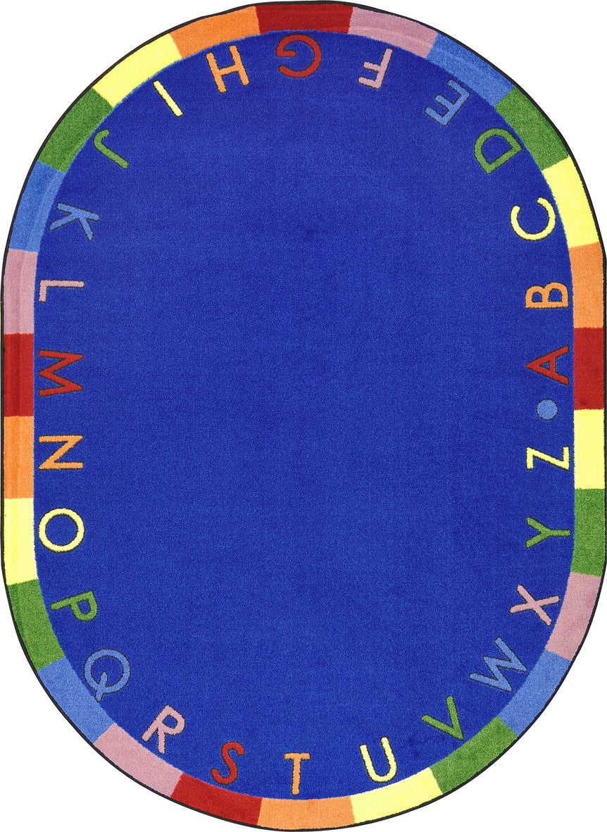 Joy Carpets Kid Essentials Rainbow Alphabet Primary Area Rug