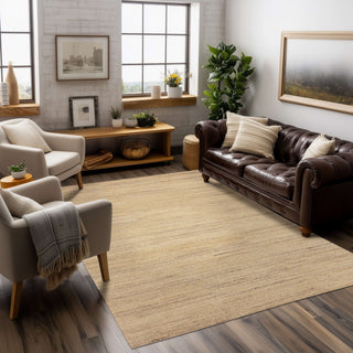 Karastan Raja Dark Beige Area Rug Lifestyle Image Feature