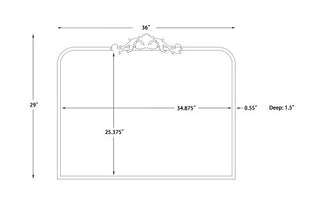 Surya Aarlen RAL-001 Gold Line Drawing