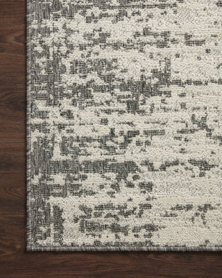 Loloi Rainier RAI-01 Ivory / Grey Area Rug Corner Image