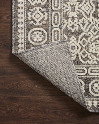 Loloi Rainier RAI-02 Pebble / Ivory Area Rug Backing Image