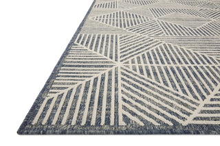 Loloi Rainier RAI-03 Denim / Ivory Area Rug Corner Image
