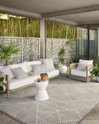 Loloi Rainier RAI-03 Natural / Ivory Area Rug Lifestyle Image Feature