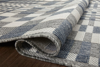 Loloi Rainier RAI-04 Ivory / Denim Area Rug Pile Image