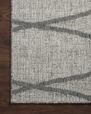 Loloi Rainier RAI-07 Dove / Grey Area Rug Corner Image