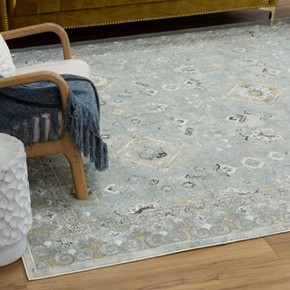 Karastan Windemere Ravenglass Blue Area Rug 