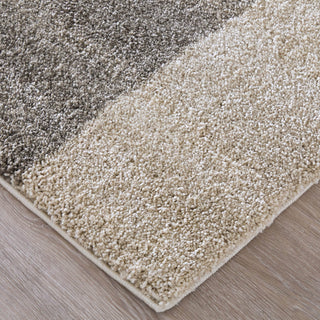 Feizy Richmond 39R4F Ivory/Gray/Blue Area Rug Corner Image with Rug Pad