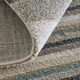 Feizy Richmond 39R4F Ivory/Gray/Blue Area Rug Detail Image