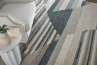 Feizy Richmond 39R4F Ivory/Gray/Blue Area Rug Lifestyle Image Feature