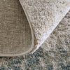 Feizy Richmond 39R5F Ivory/Blue/Green Area Rug Detail Image