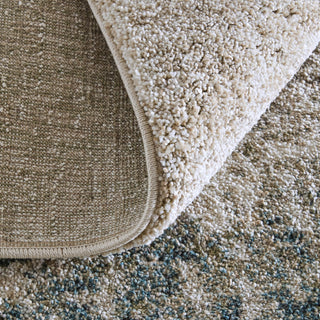 Feizy Richmond 39R5F Ivory/Blue/Green Area Rug Detail Image
