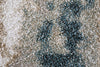 Feizy Richmond 39R6F Gray/White/Blue Area Rug Corner Image
