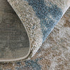 Feizy Richmond 39R6F Gray/White/Blue Area Rug Detail Image