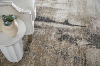 Feizy Richmond 39R7F Tan/Gray Area Rug Lifestyle Image Feature