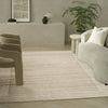 Ck082 Ridge RDG01 Beige Ivory Area Rug by Calvin Klein Corner Image