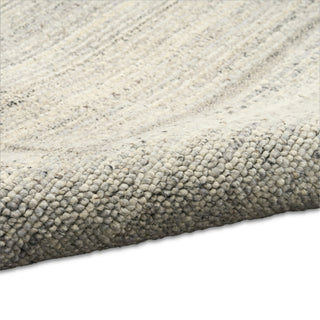 Ck082 Ridge RDG01 Grey Ivory Area Rug by Calvin Klein Corner Image