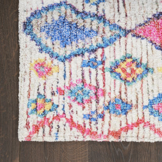 Nourison Rosedale RDL20 Yellow 605 Area Rug Detail Image
