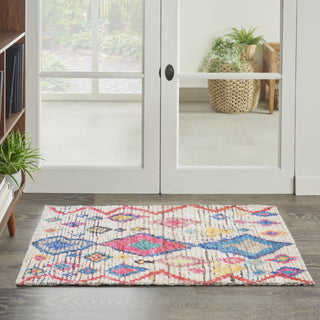 Nourison Rosedale RDL20 Yellow 605 Area Rug Room Image Feature