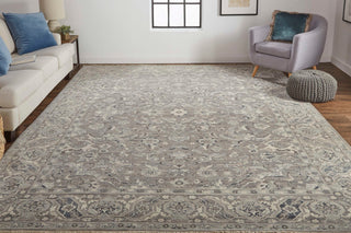 Havila Fine Rugs Reid H1738 Gray Area Rug Lifestyle Image Feature