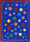 Joy Carpets Kid Essentials Reading Superstars Multi Area Rug