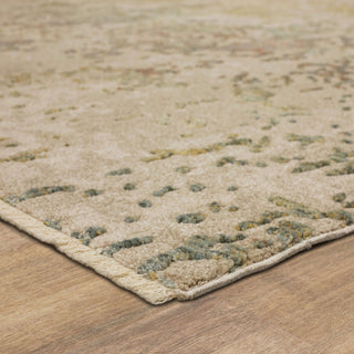 Karastan Memento Reflection Beige Area Rug Angle Image