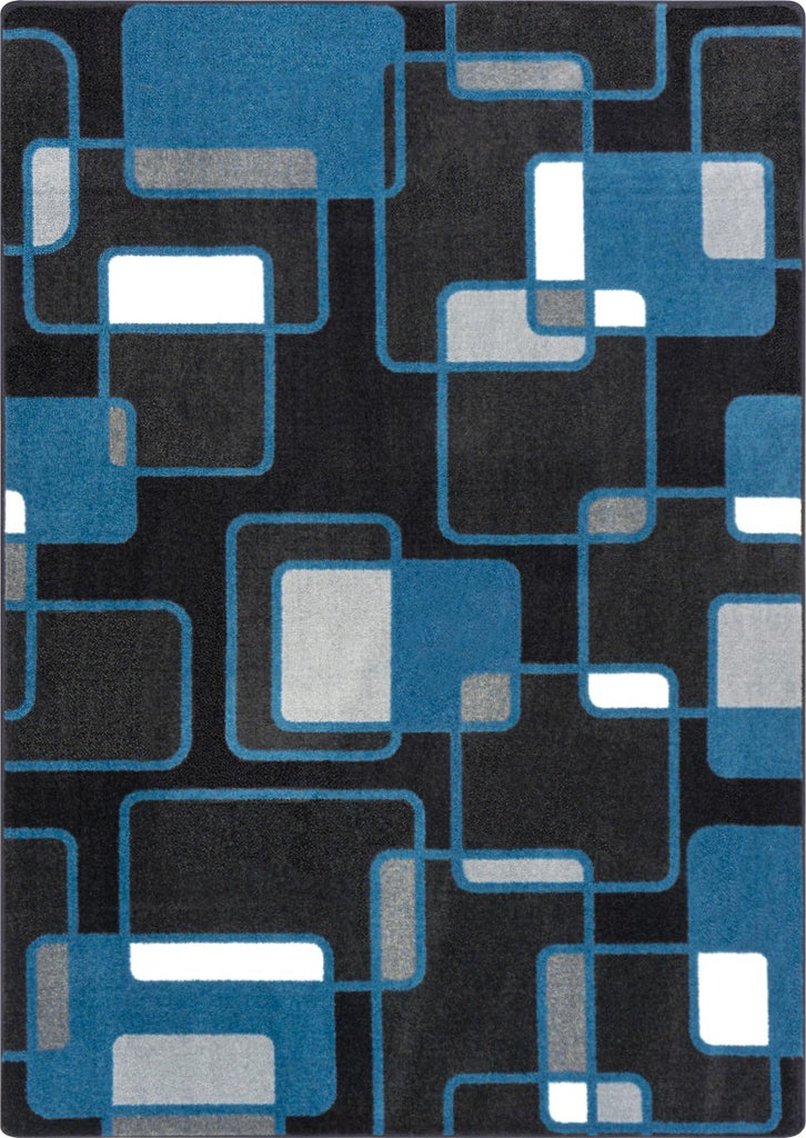 Joy Carpets Kid Essentials Reflex Sapphire Area Rug