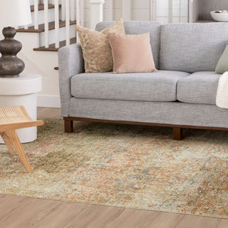 Karastan Memento Relic Beige Area Rug Lifestyle Image Feature