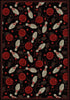 Joy Carpets Games People Play Retro Bowl Fireball Red Area Rug