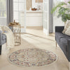 Nourison Revel REV03 Ivory Area Rug Room Image Feature