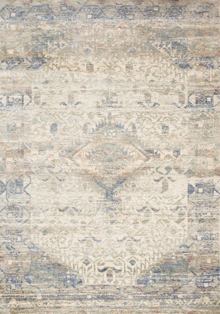 Loloi Revere REV-06 Ivory/Blue Area Rug main image