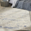 Calvin Klein Ck001 Riverflow RFV01 Grey Area Rug Corner Image