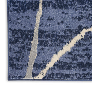 Calvin Klein Ck001 Riverflow RFV05 Blue Area Rug Texture Image