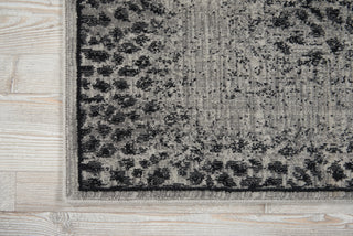 Nourison Riviera RI07 Grey Black Area Rug Detail Image