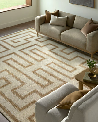 Surya Riviera RIV-2310 Taupe Area Rug Room Scene Feature