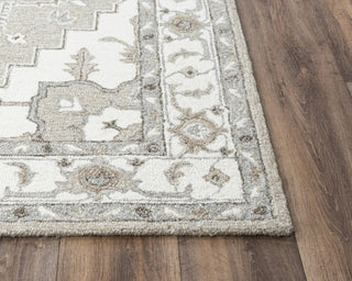Alora Decor x Rizzy Conley A01101 Brown Area Rug Detail Image