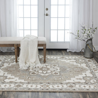Alora Decor x Rizzy Conley A01101 Brown Area Rug Room Image Feature