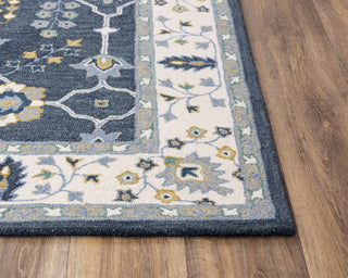 Alora Decor x Rizzy Conley A01108 Blue Area Rug Detail Image