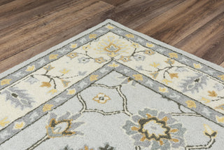 Alora Decor x Rizzy Conley A01109 Grey Area Rug Angle Image