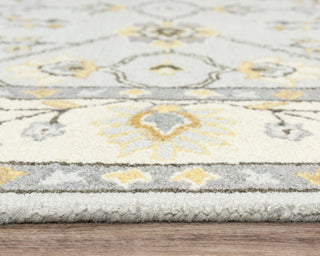 Alora Decor x Rizzy Conley A01109 Grey Area Rug Edge Image