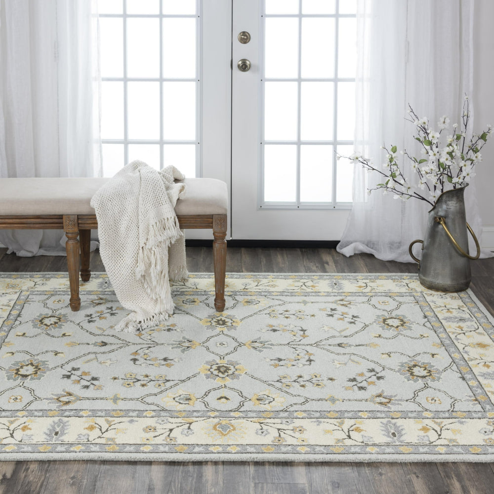Alora Decor x Rizzy Conley A01109 Grey Area Rug Room Image Feature