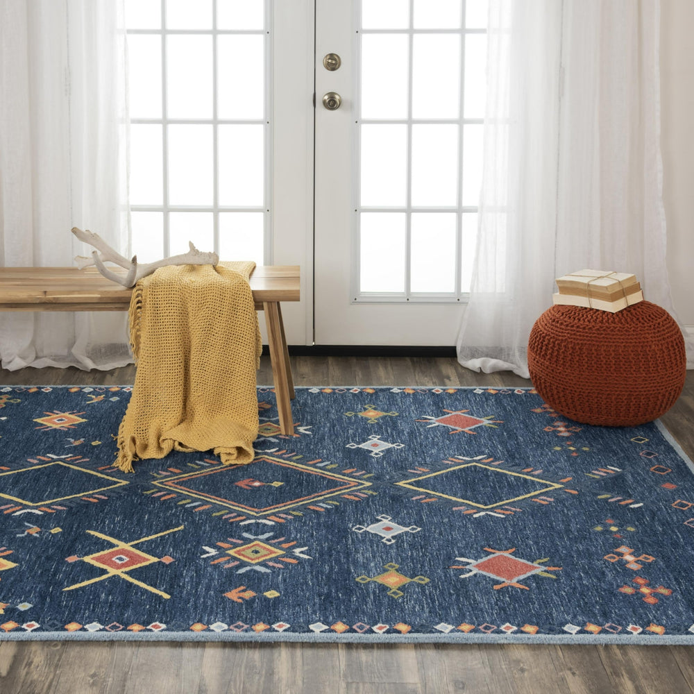 Alora Decor x Rizzy Catawba A02102 Blue Area Rug Room Image Feature
