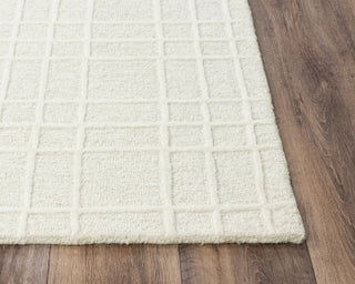 Alora Decor x Rizzy Lofton A07101 Ivory Area Rug Corner 