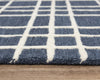 Alora Decor x Rizzy Lofton A07102 Blue Area Rug Edge Image