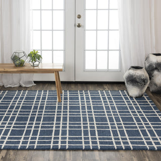 Alora Decor x Rizzy Lofton A07102 Blue Area Rug Room Image Feature