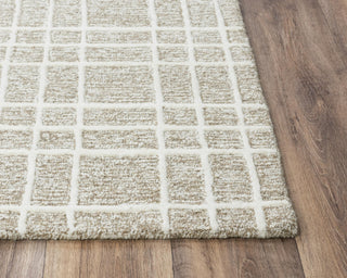 Alora Decor x Rizzy Lofton A07103 Brown Area Rug Detail Image