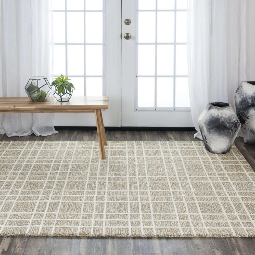 Alora Decor x Rizzy Lofton A07103 Brown Area Rug Room Image Feature