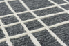 Alora Decor x Rizzy Lofton A07104 Grey Area Rug Corner Image